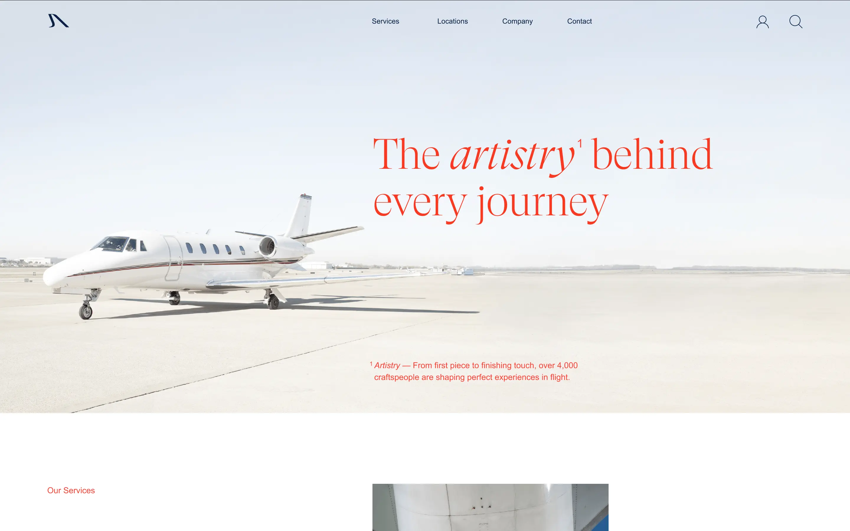 Jet Aviation corporate website
